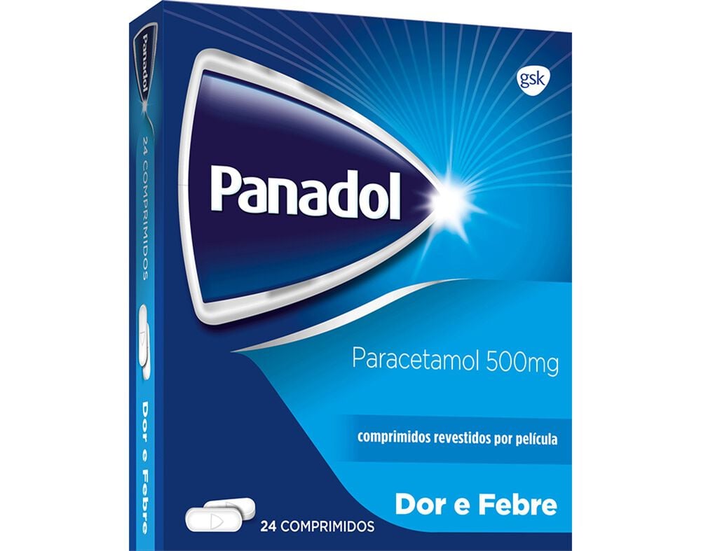 COMPRIMIDOS PANADOL DORES E FEBRE 500MG 24UN