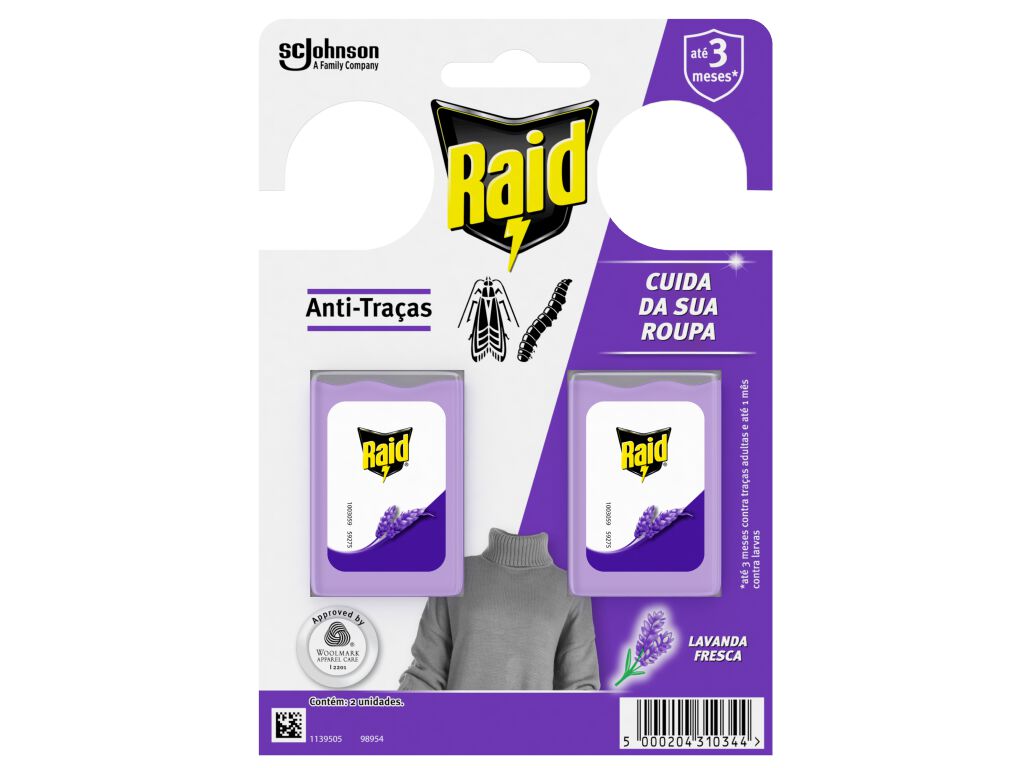 INSECTICIDA ANTI-TRA&Ccedil;A RAID GEL LAVANDA 2UN