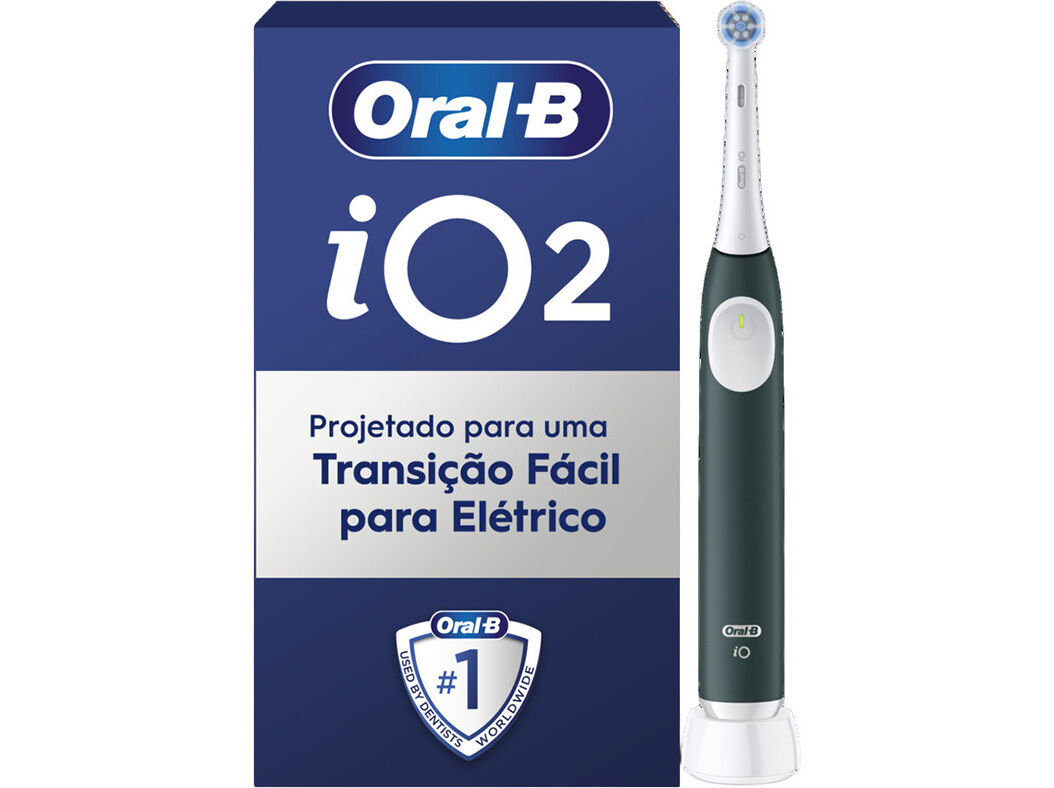 ESCOVA DENTES EL&Eacute;CTRICA ORAL-B IO2 GREEN image number 0