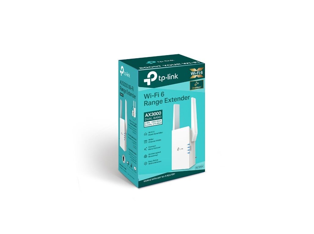 RANGE EXTERNDER TP-LINK WI-FI 6 RE705X AX3000