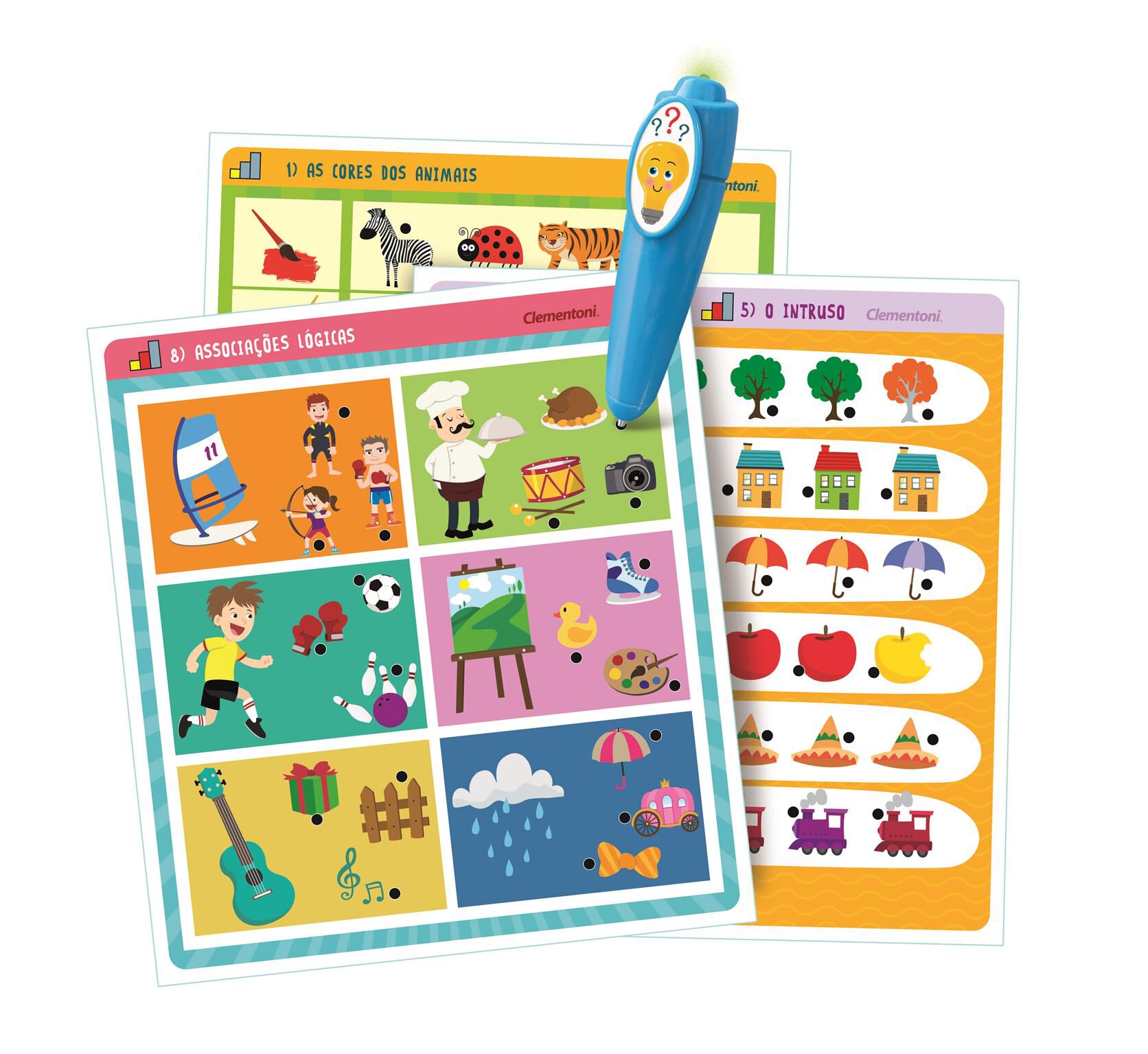 JOGO APRENDE COM AS PRIMEIRAS ATIVIDADES CLEMENTONI image number 2