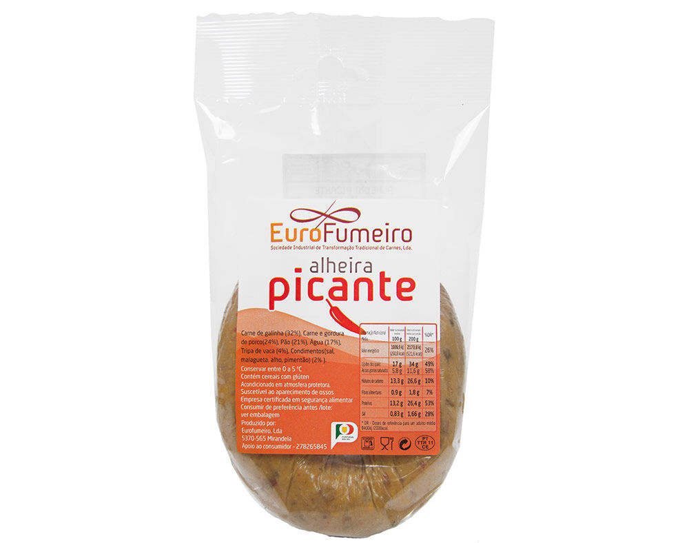 ALHEIRA EUROFUMEIRO PICANTE 200G image number 0