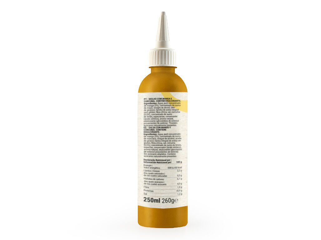 MOLHO PALADIN MANGA E CURCUMA 250ML image number 1