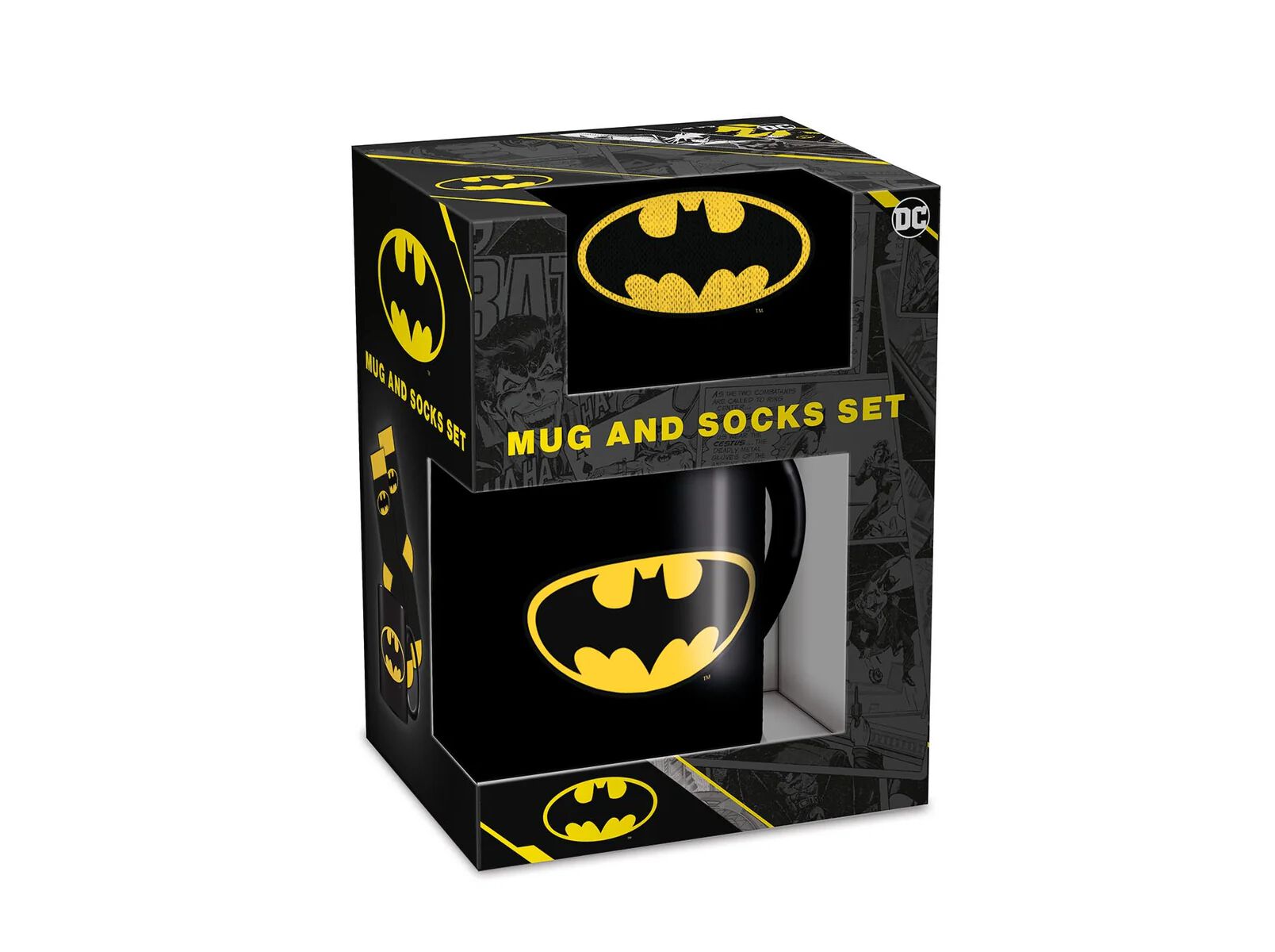 GIFT SET CANECA E MEIAS BATMAN image number 1
