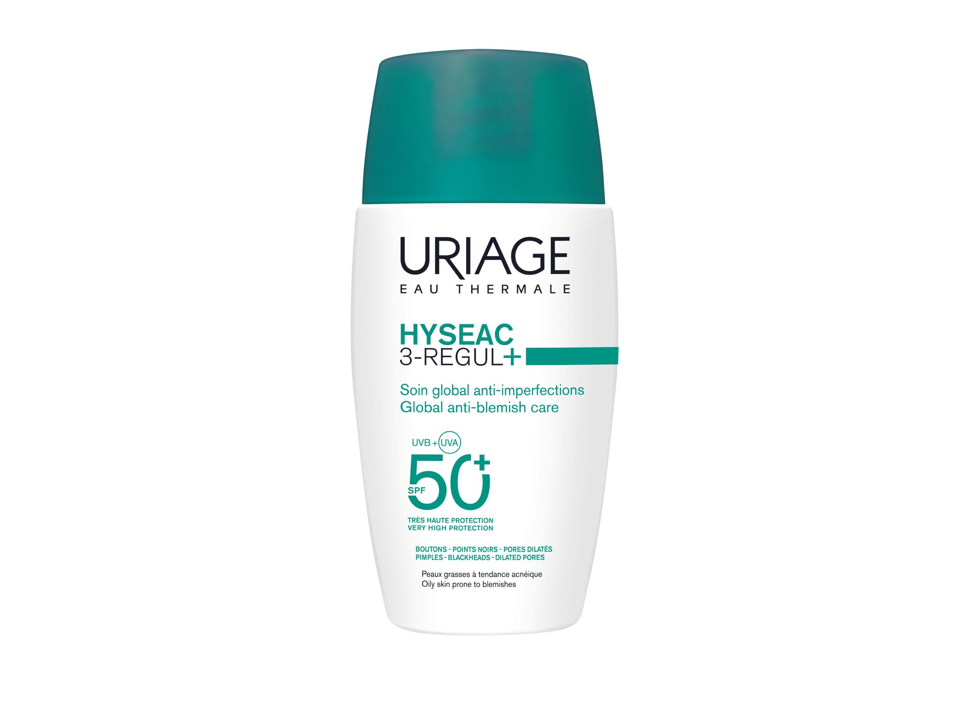 FLU&Iacute;DO SOLAR URIAGE HYSEAC 3-REGUL+ SPF 50+ 50ML image number 0