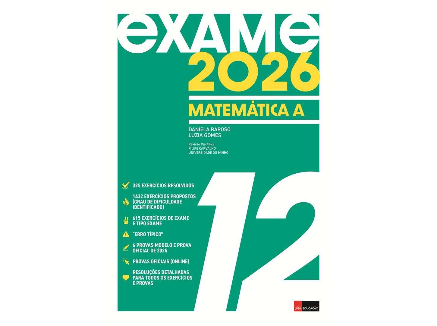 LIVRO EXAME 2026 MATEM&Aacute;TICA A 12&ordm; ANO image number 0