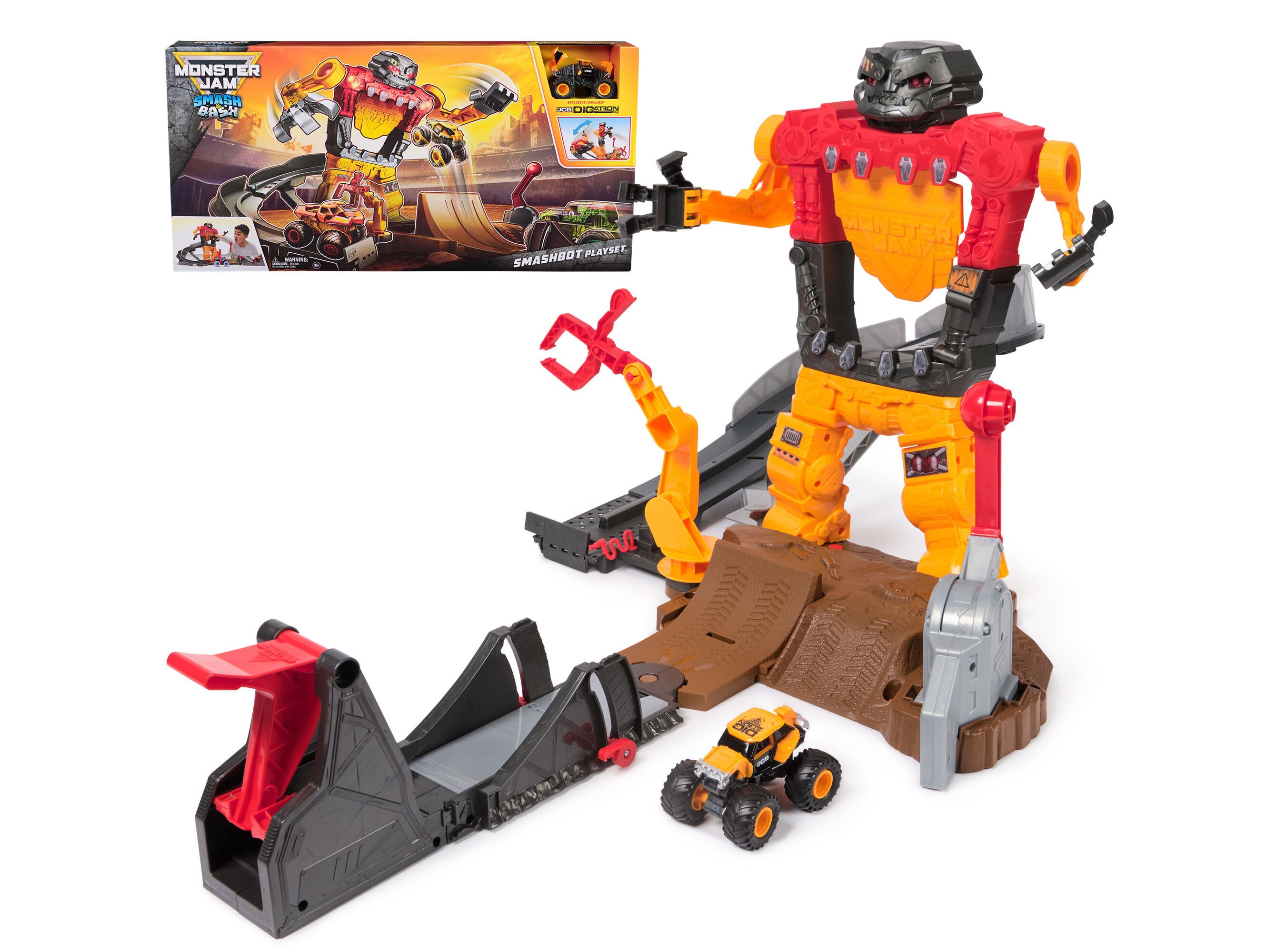 SMASHBOT MONSTER JAM PLAYSET 1:64