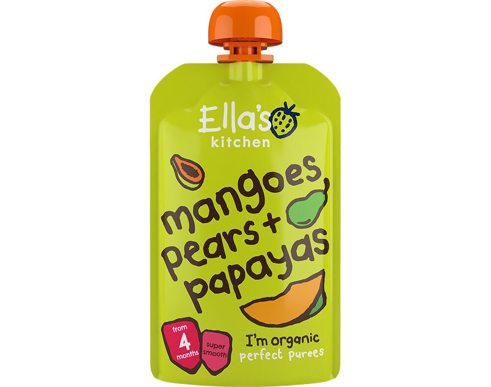 SAQUETA ELLA'S KITCHEN PERA MANGA E PAPAIA 120G image number 0