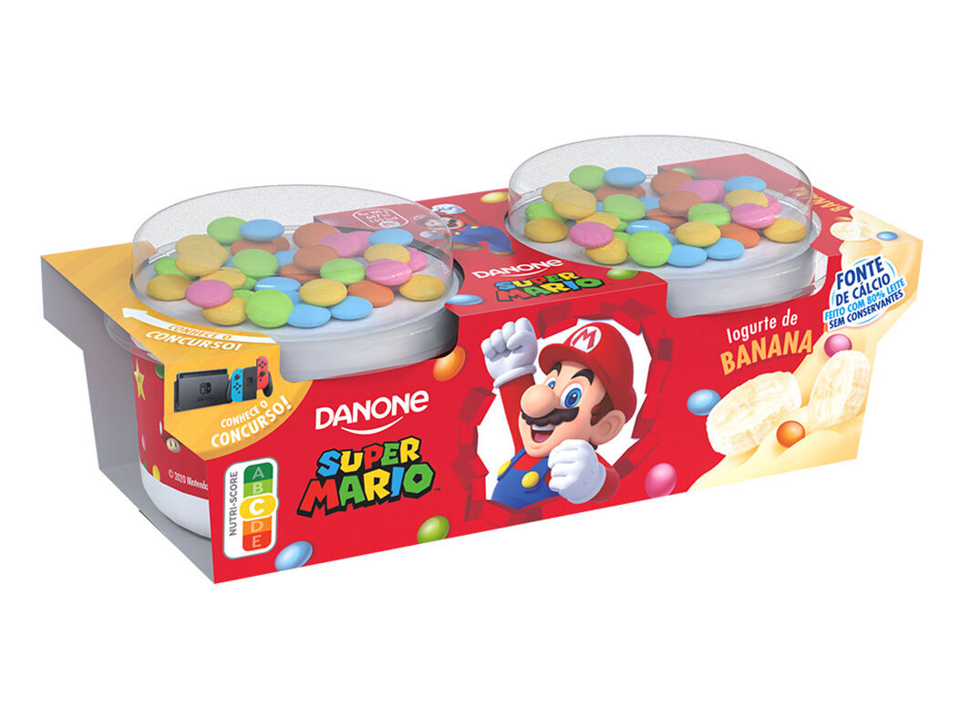 IOGURTE DANONE SUPER MARIO BANANA 2X110G image number 0
