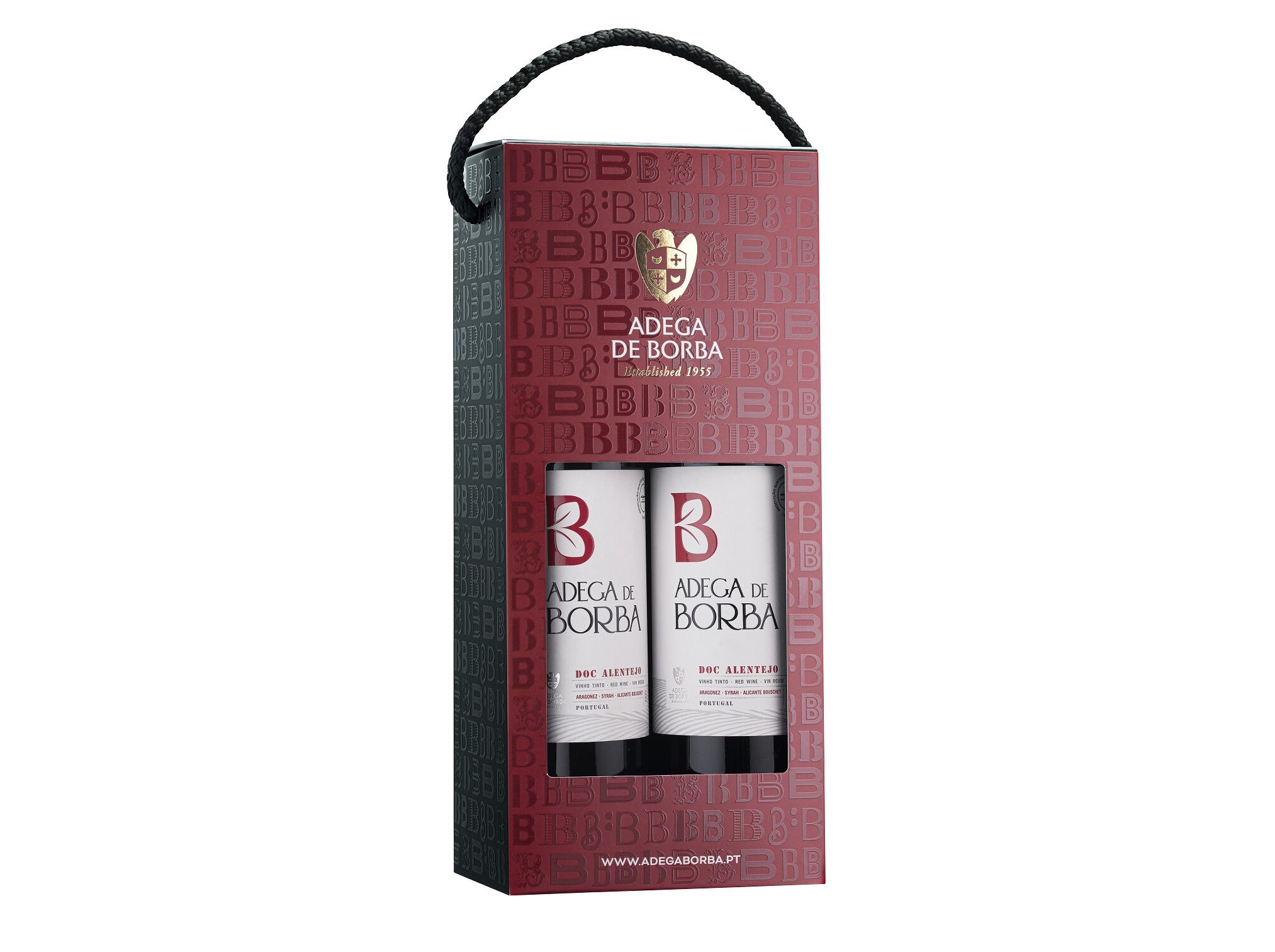 CONJUNTO VINHO ADEGA BORBA ALENTEJO 2X0.75L