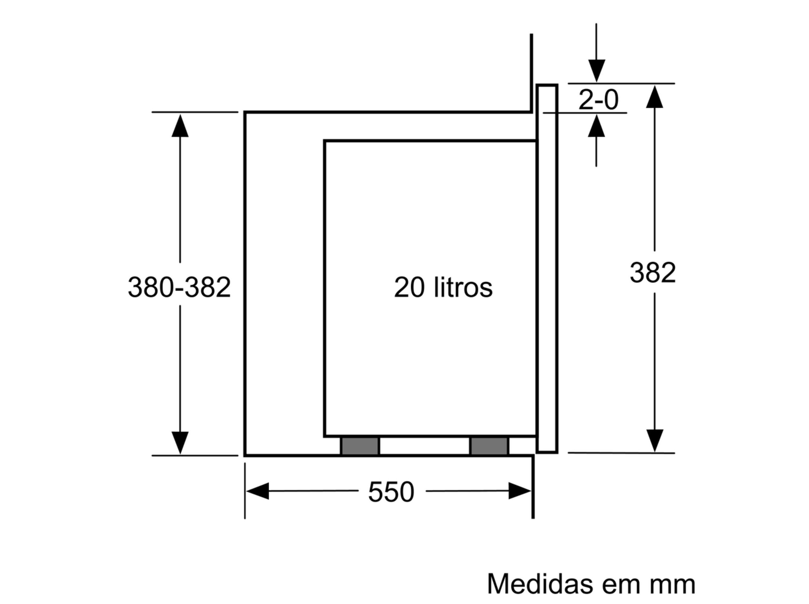 MICRO ONDAS ENCASTRE BALAY 3CP5002N3 PRETO 20 L image number 7