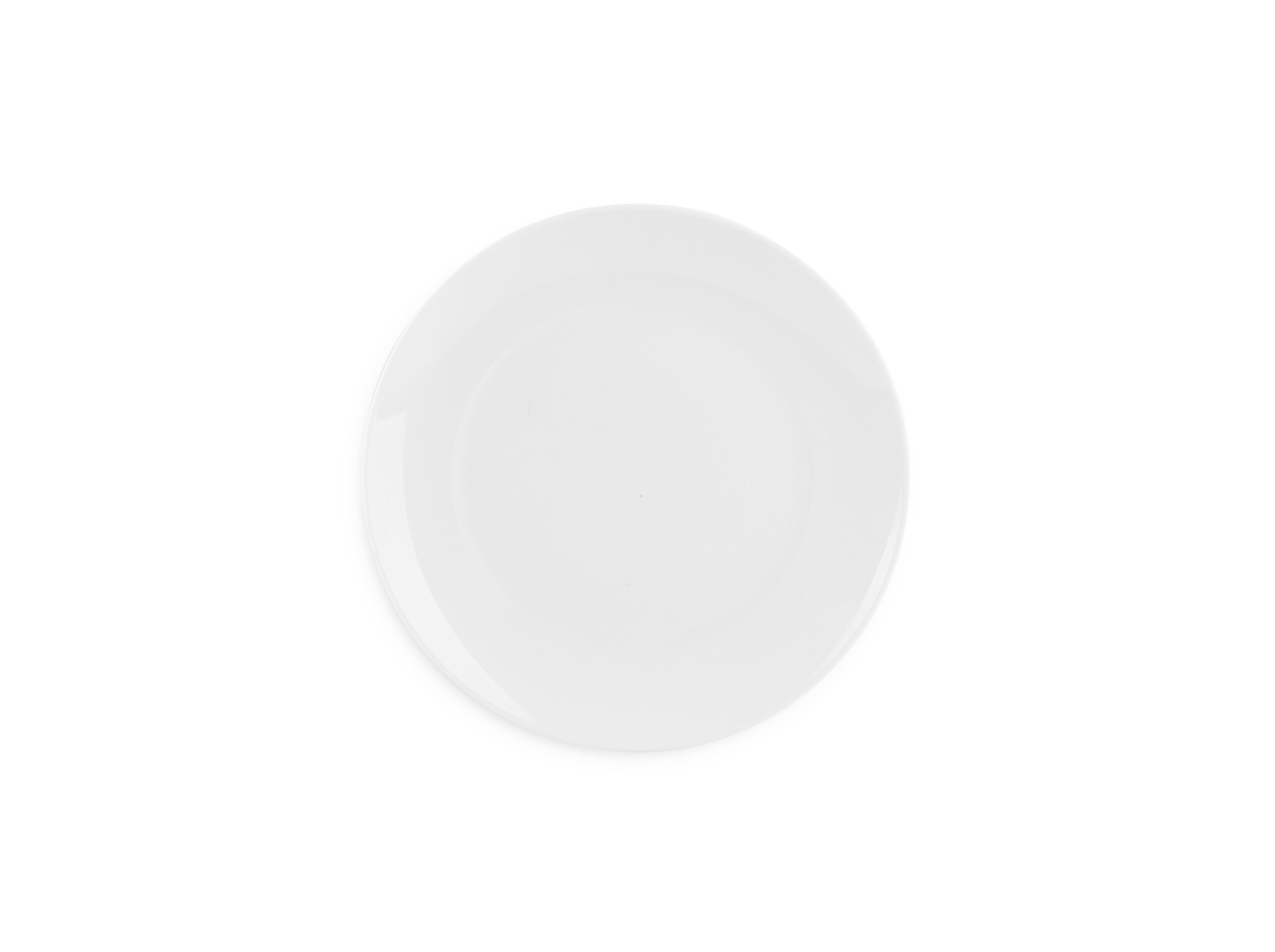 PRATO DE SOBREMESA OLYMPIA ACTUEL BRANCO PORCELANA &Oslash;19CM image number 1