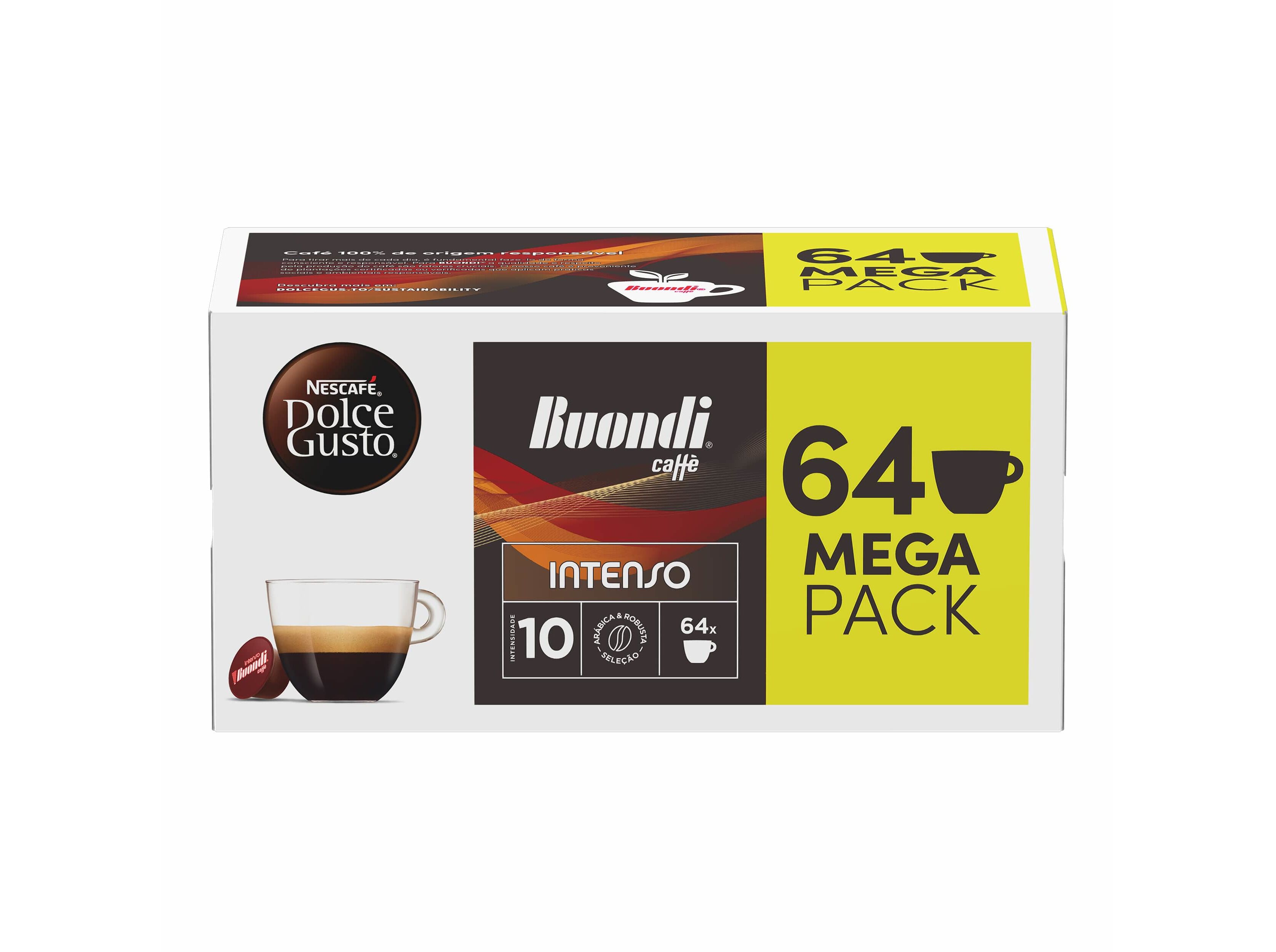 C&Aacute;PSULAS DOLCE GUSTO BUONDI INTENSO 64 UN