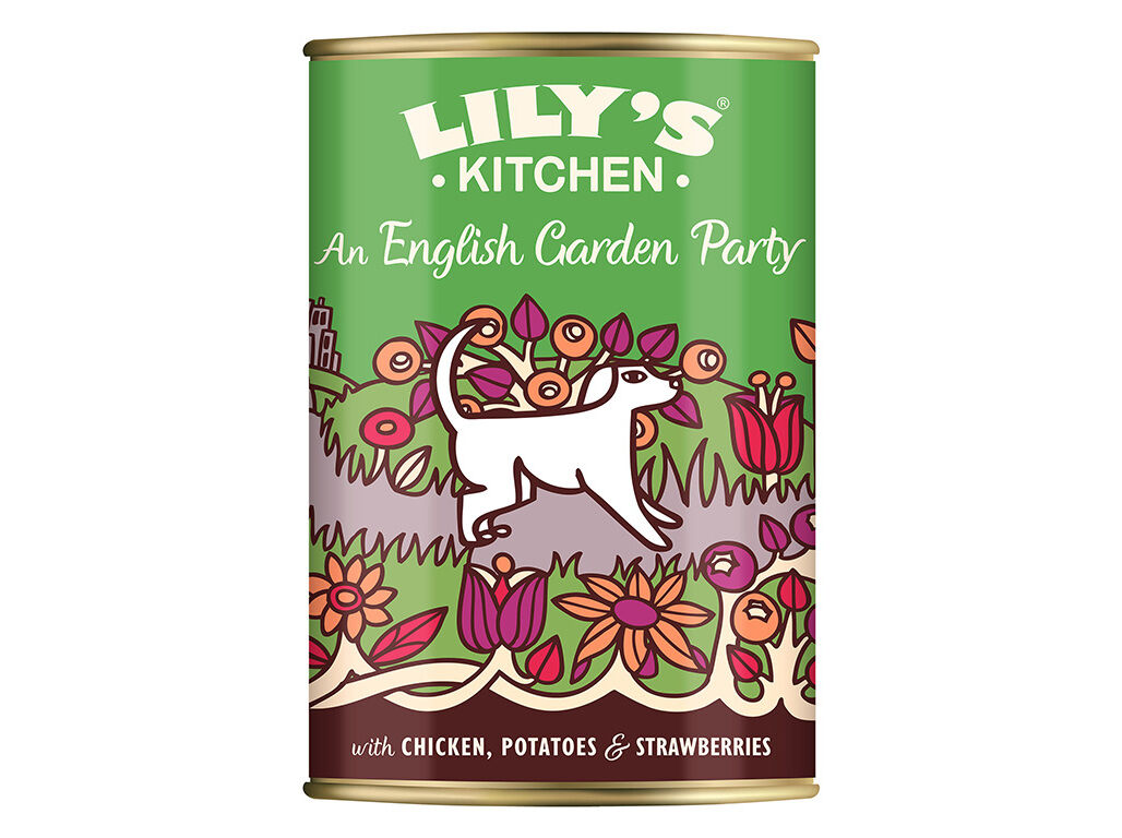 COMIDA H&Uacute;MIDA PARA C&Atilde;O LILY'S KITCHEN FRANGO 400G