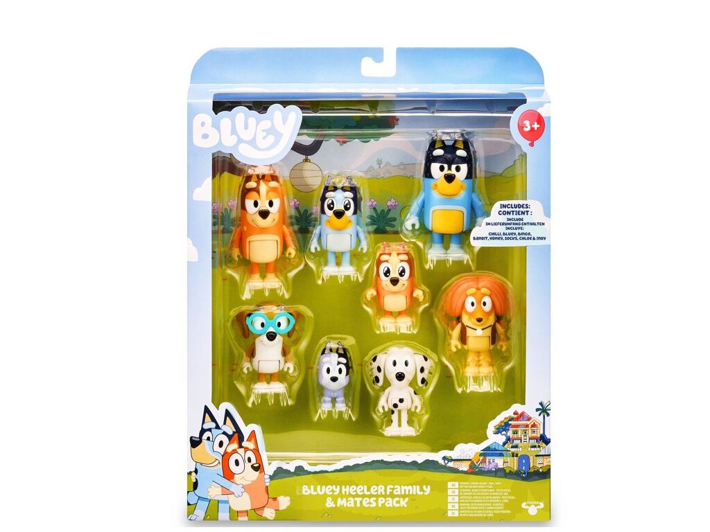 FIGURAS BLUEY PACK 8 image number 0