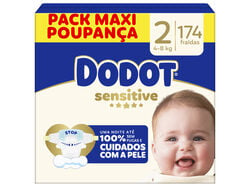 Fraldas Dodot Sensitive Box T2 174 un