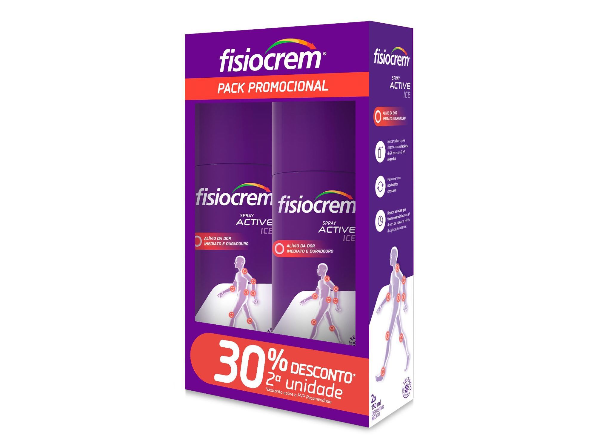 SPRAY FISIOCREM ICE 2X150ML image number 0