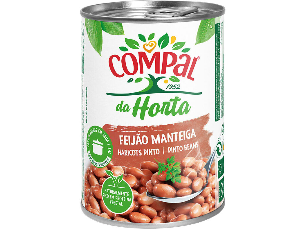 FEIJAO COMPAL DA HORTA MANTEIGA 410G image number 0