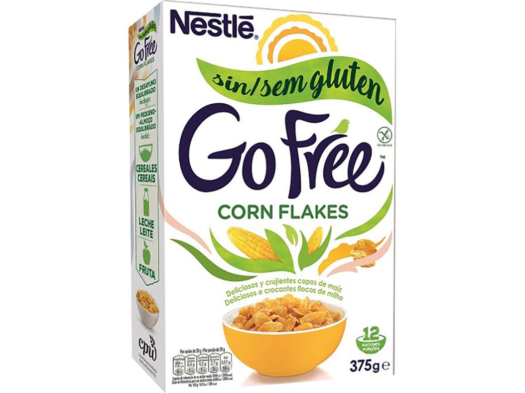 CEREAIS NESTL&Eacute; CORN FLAKES GO FREE SEM GL&Uacute;TEN 375G