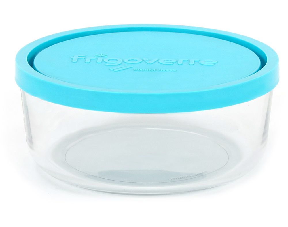 CAIXA HERM&Eacute;TICA REDONDA FRIGOVERRE VIDRO 15CM
