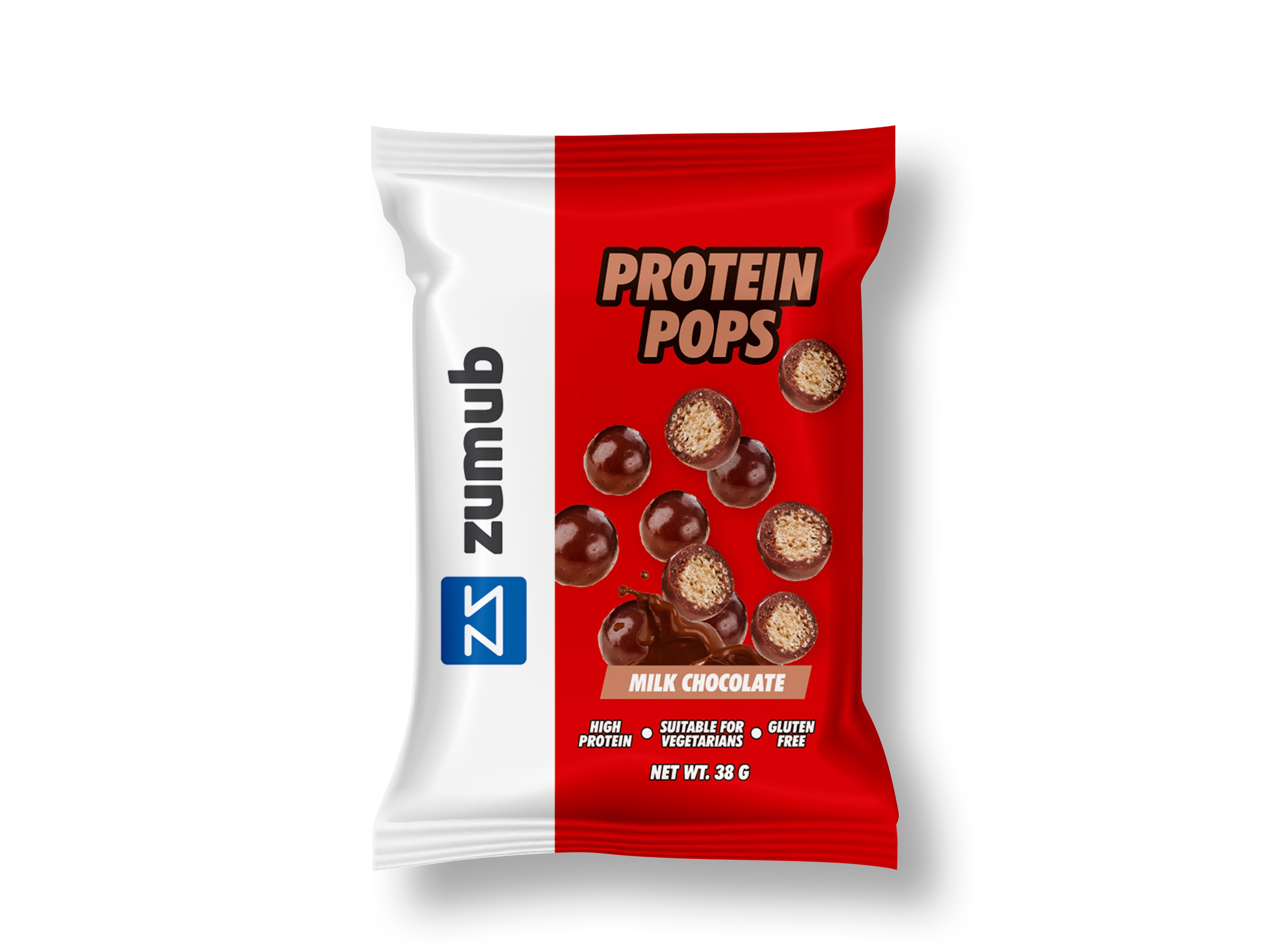 PROTEIN POPS ZUMUB CHOCOLATE DE LEITE 38G