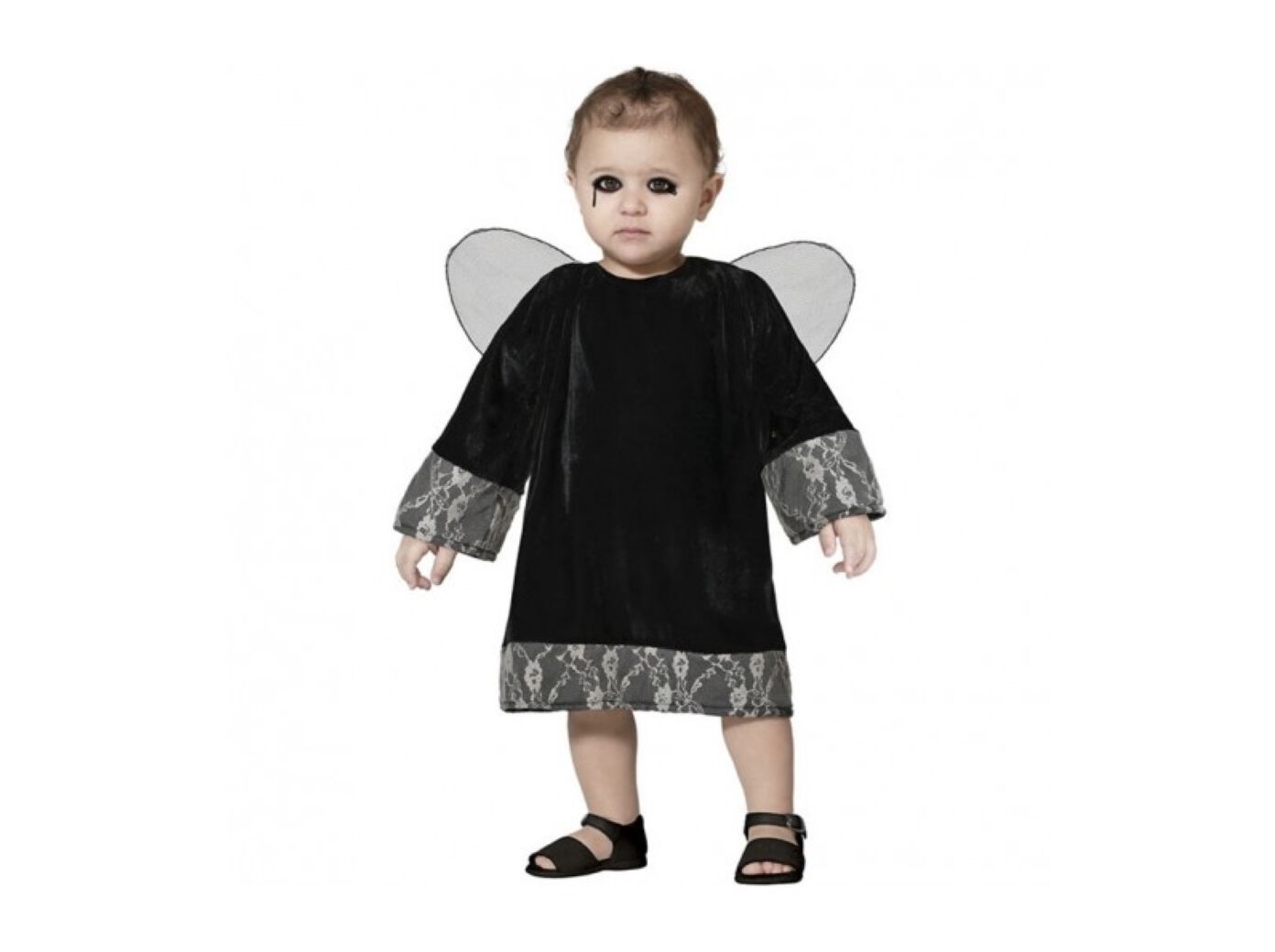 DISFARCE ANJO NEGRO FUNMAKERS 6/12 MESES - 74/80CM