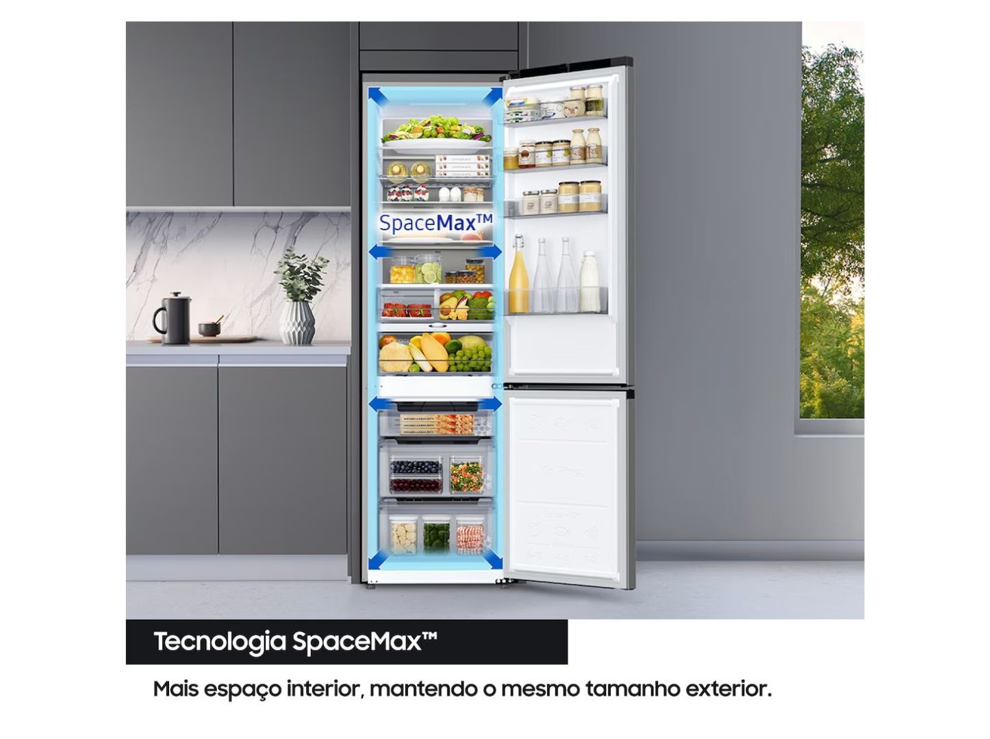 FRIGOR&Iacute;FICO COMBINADO SAMSUNG RB38C675CS9/EF (NO FROST C 203CM 390L LOOK INOX) image number 1