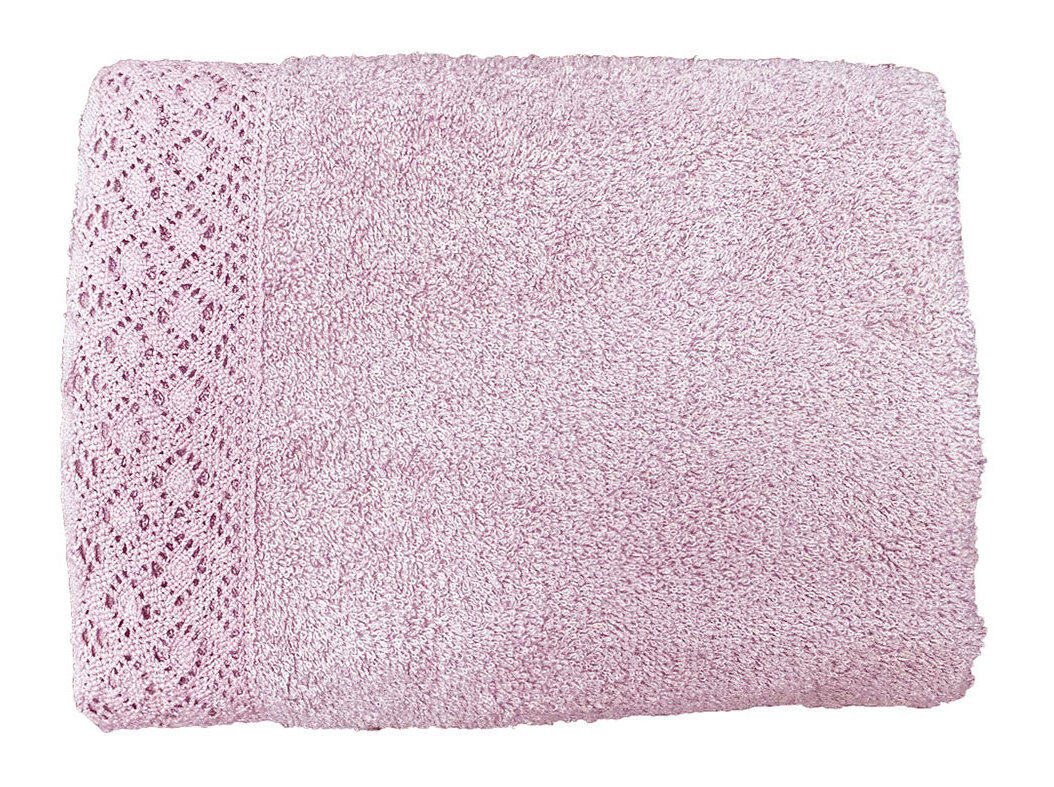 TOALHA DE M&Atilde;OS MY HOME ROSA 50X100CM