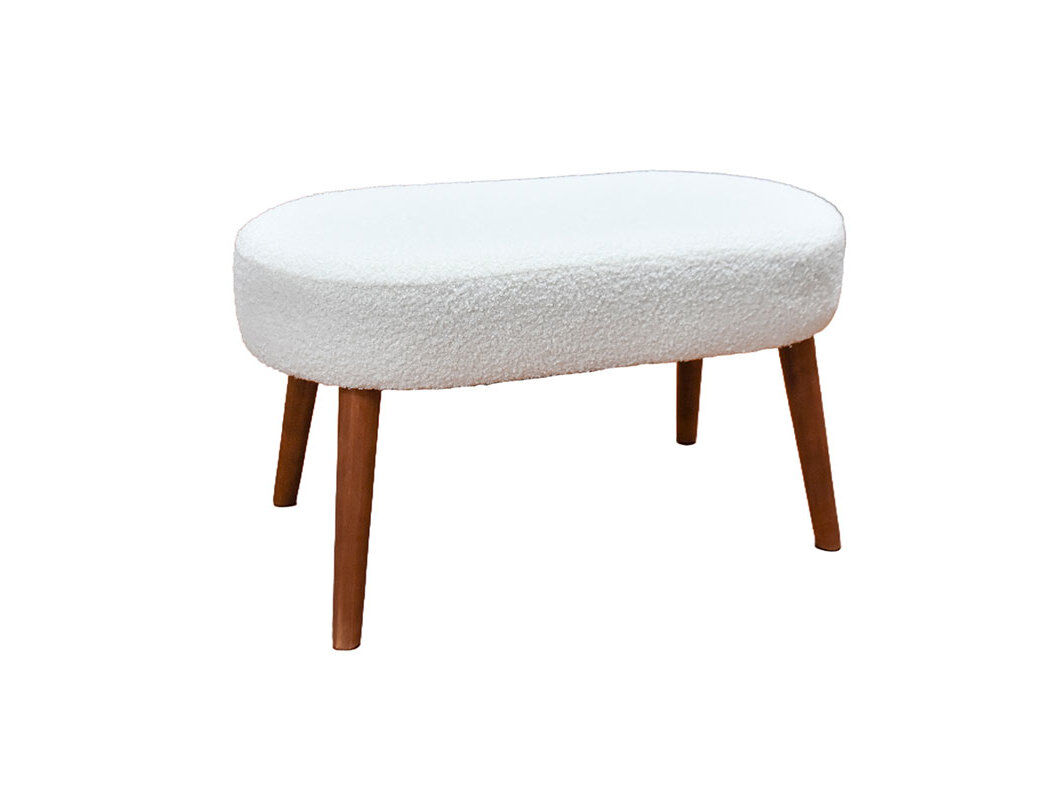 BANCO ASSENTO PELUCHE ACTUEL MADEIRA 70X38X40CM