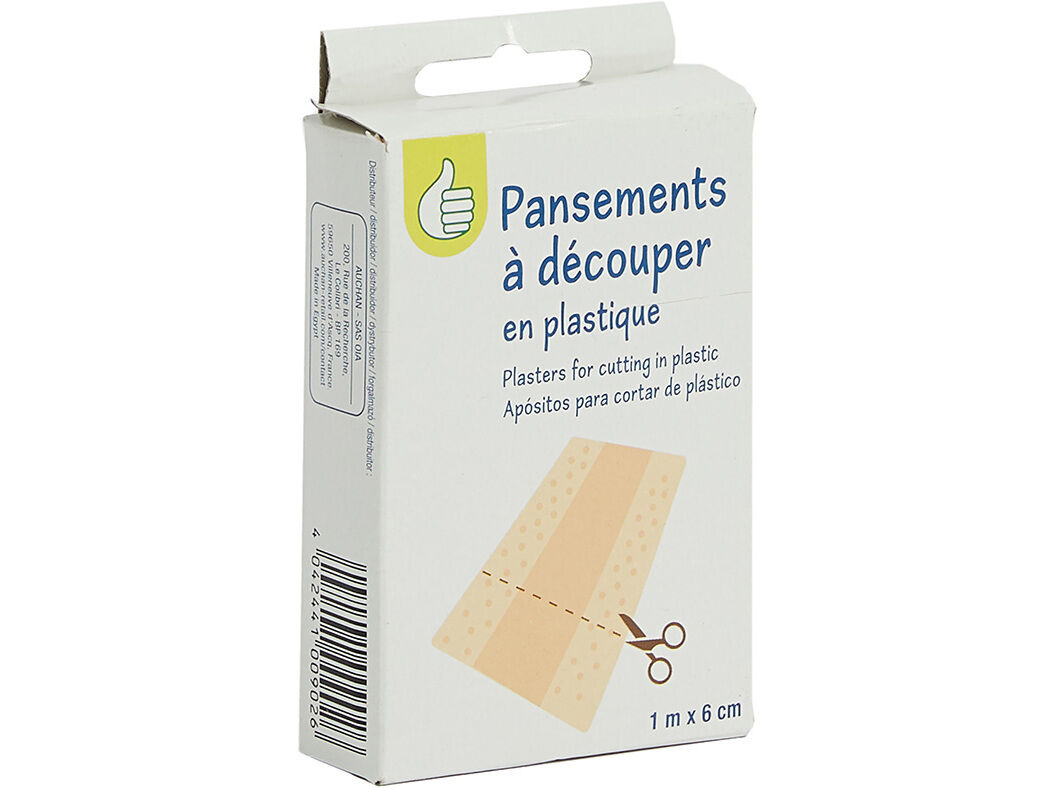 BANDA POLEGAR PL&Aacute;STICO P/RECORTAR 1MT image number 1