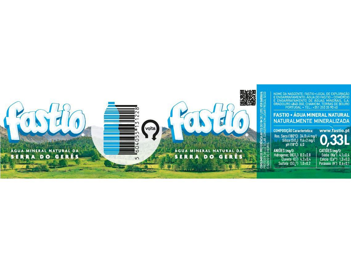 AGUA MINERAL FASTIO 0.33L (SDR) image number 1
