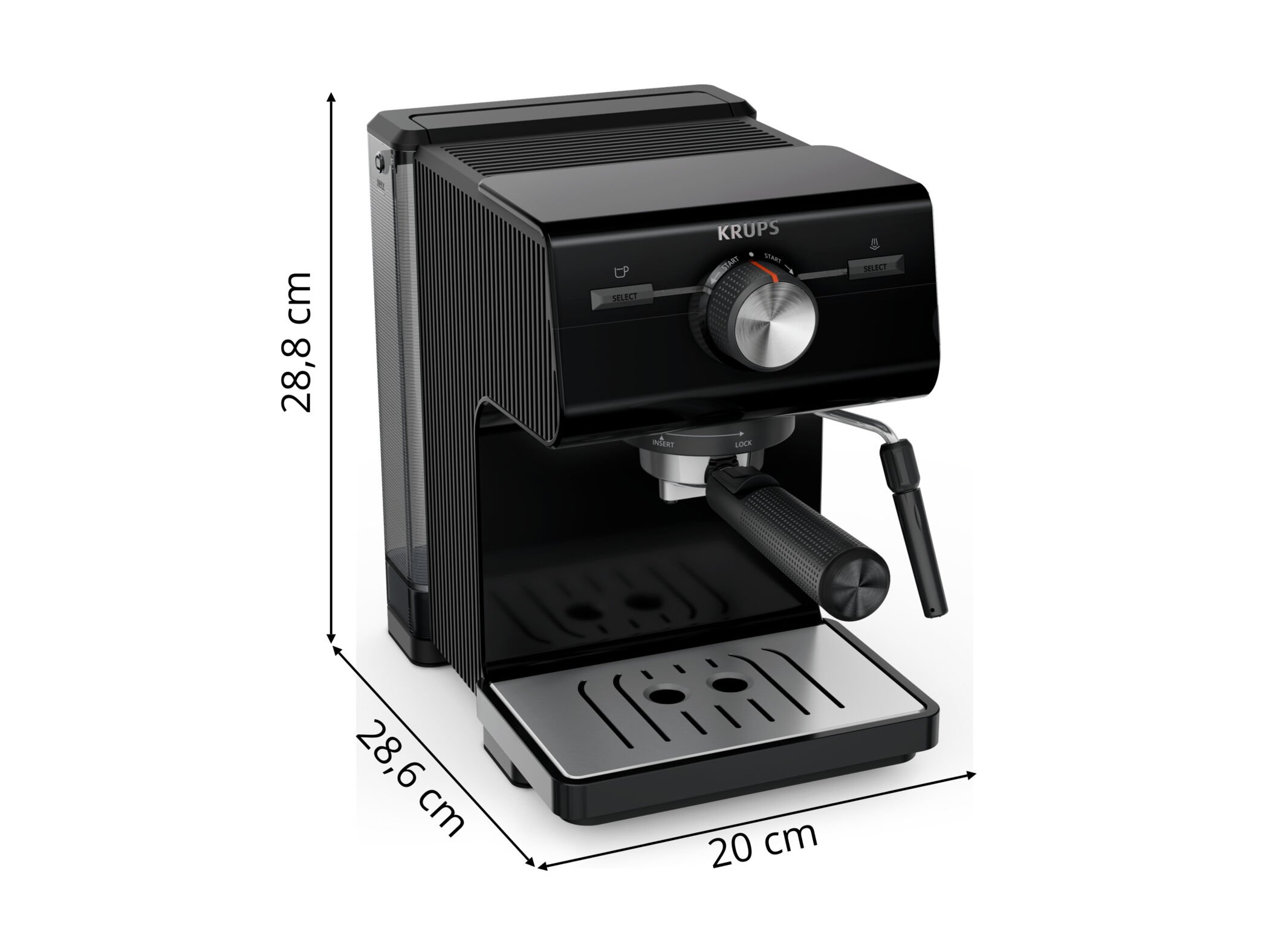 M&Aacute;QUINA DE CAF&Eacute; EXPRESSO MANUAL KRUPS XP381810 AUTHENTIC image number 6