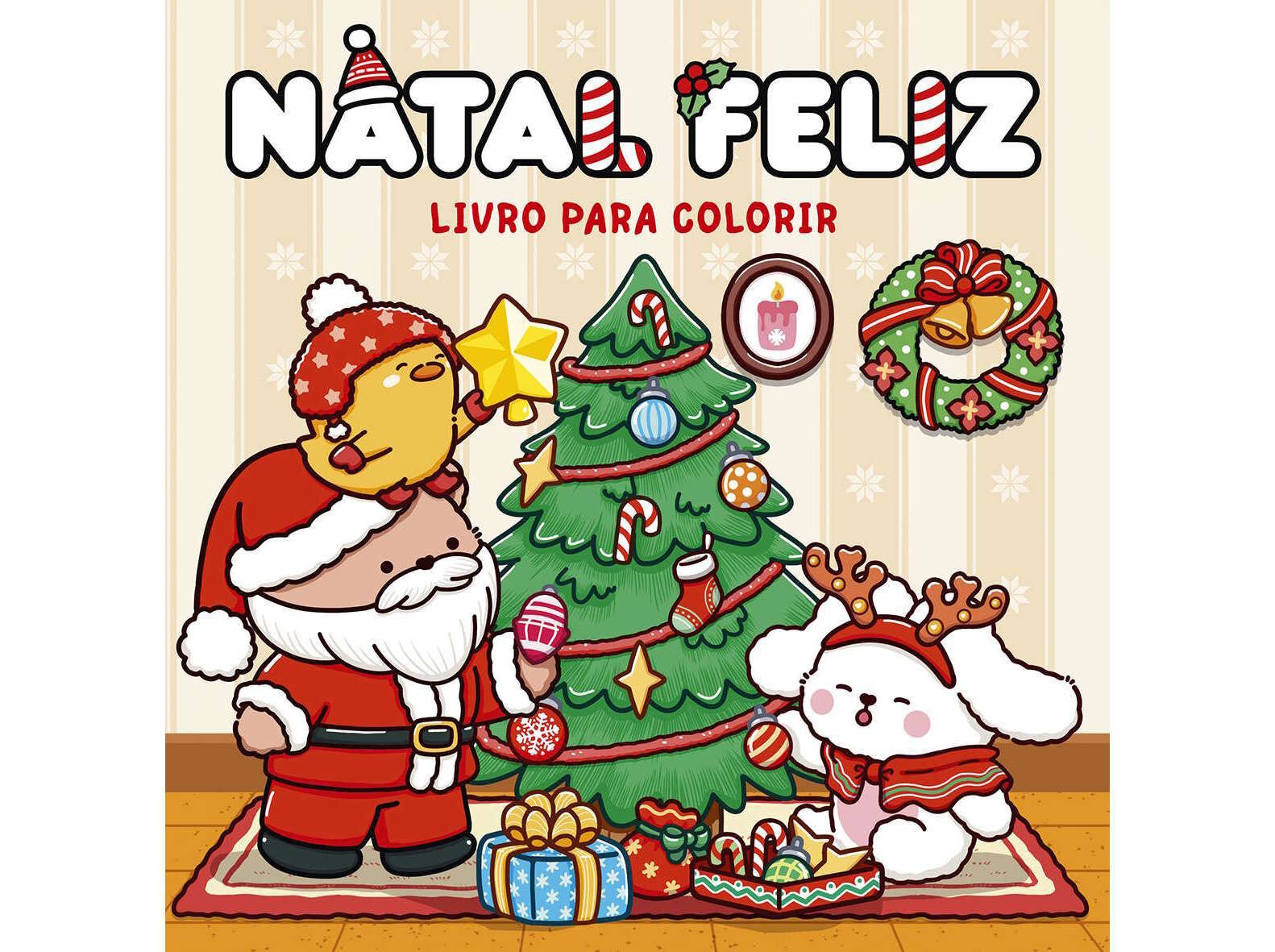 LIVRO NATAL FELIZ - LIVRO PARA COLORIR image number 1