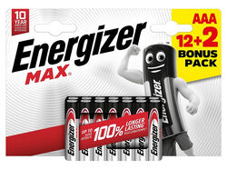 Pilhas Aaa Max Energizer 14 un