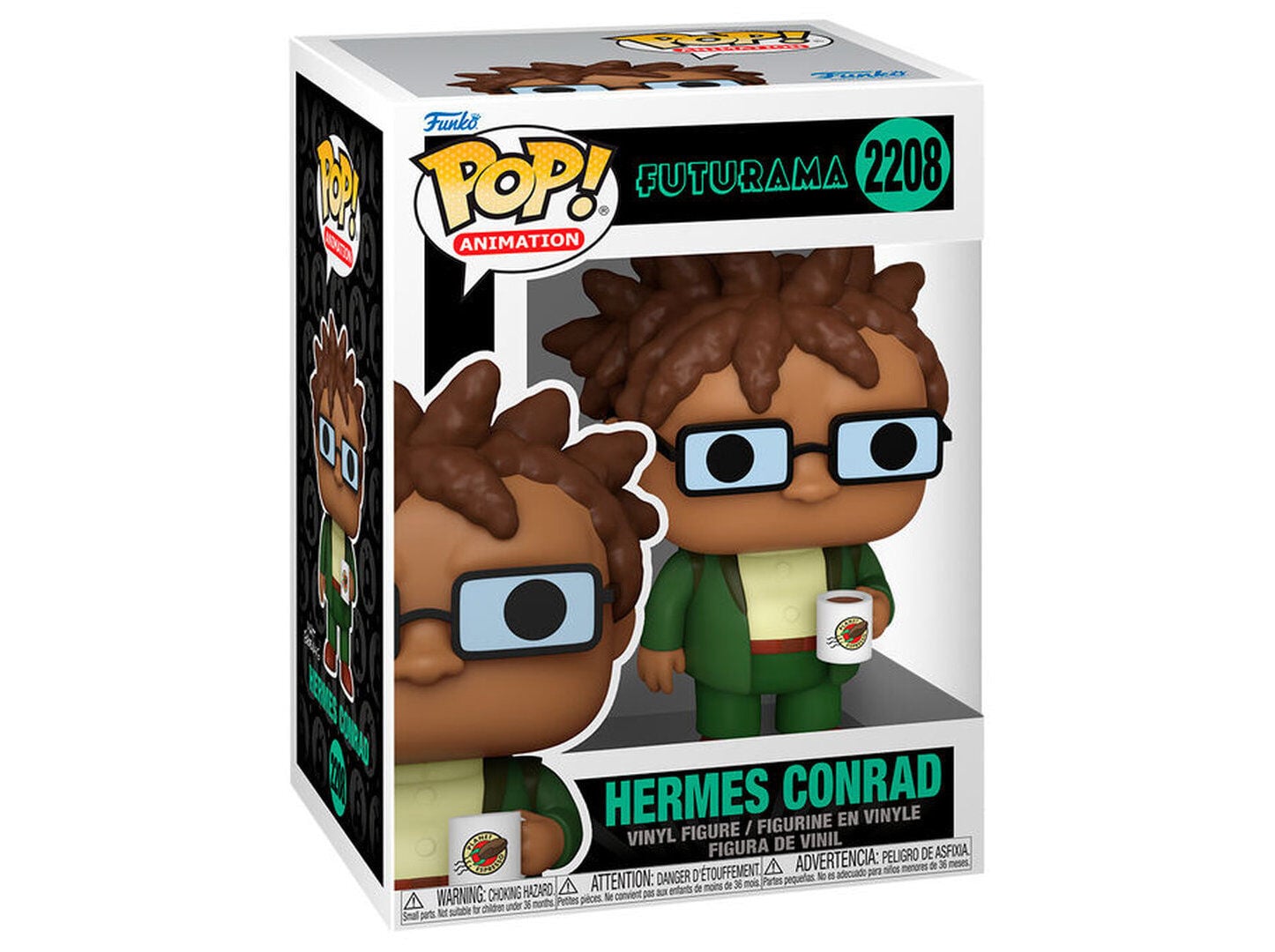 FIGURA POP! FUNKO FUTURAMA S5 - HERMES W/MUG image number 0