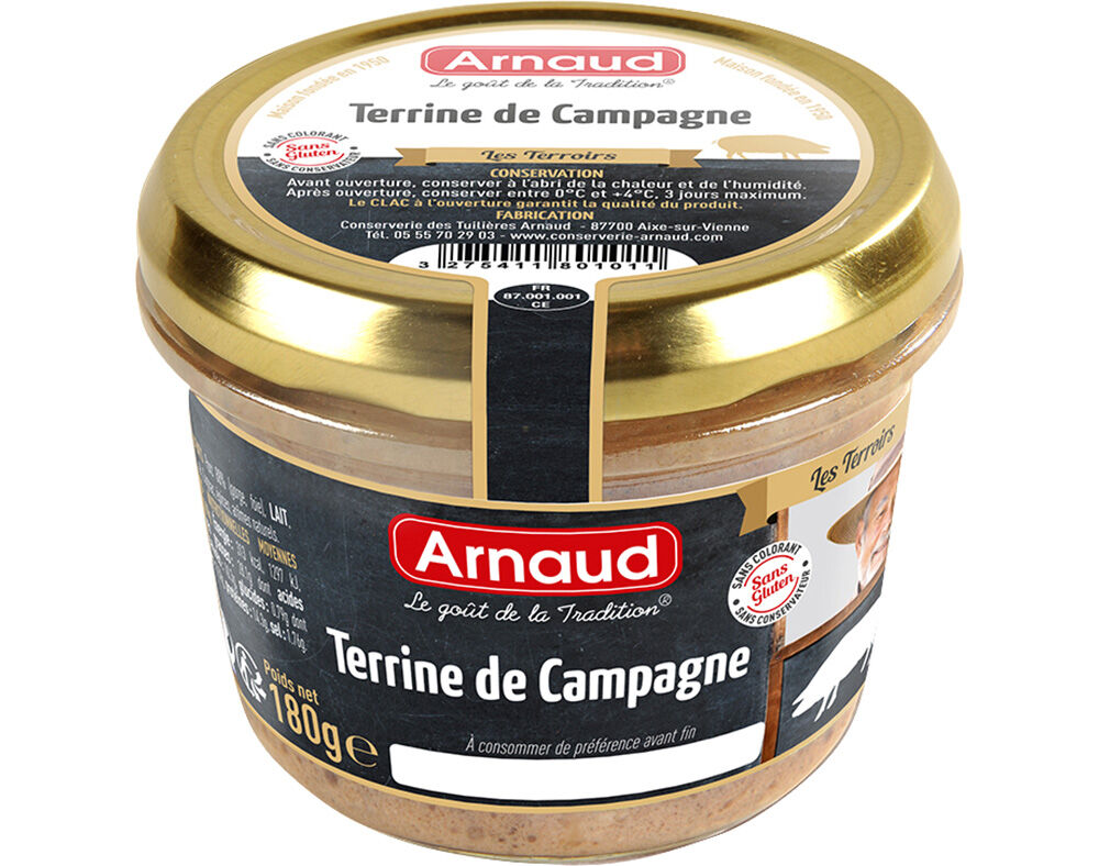 PAT&Ecirc; ARNAUD CAMPESTRE FRASCO 180G image number 0
