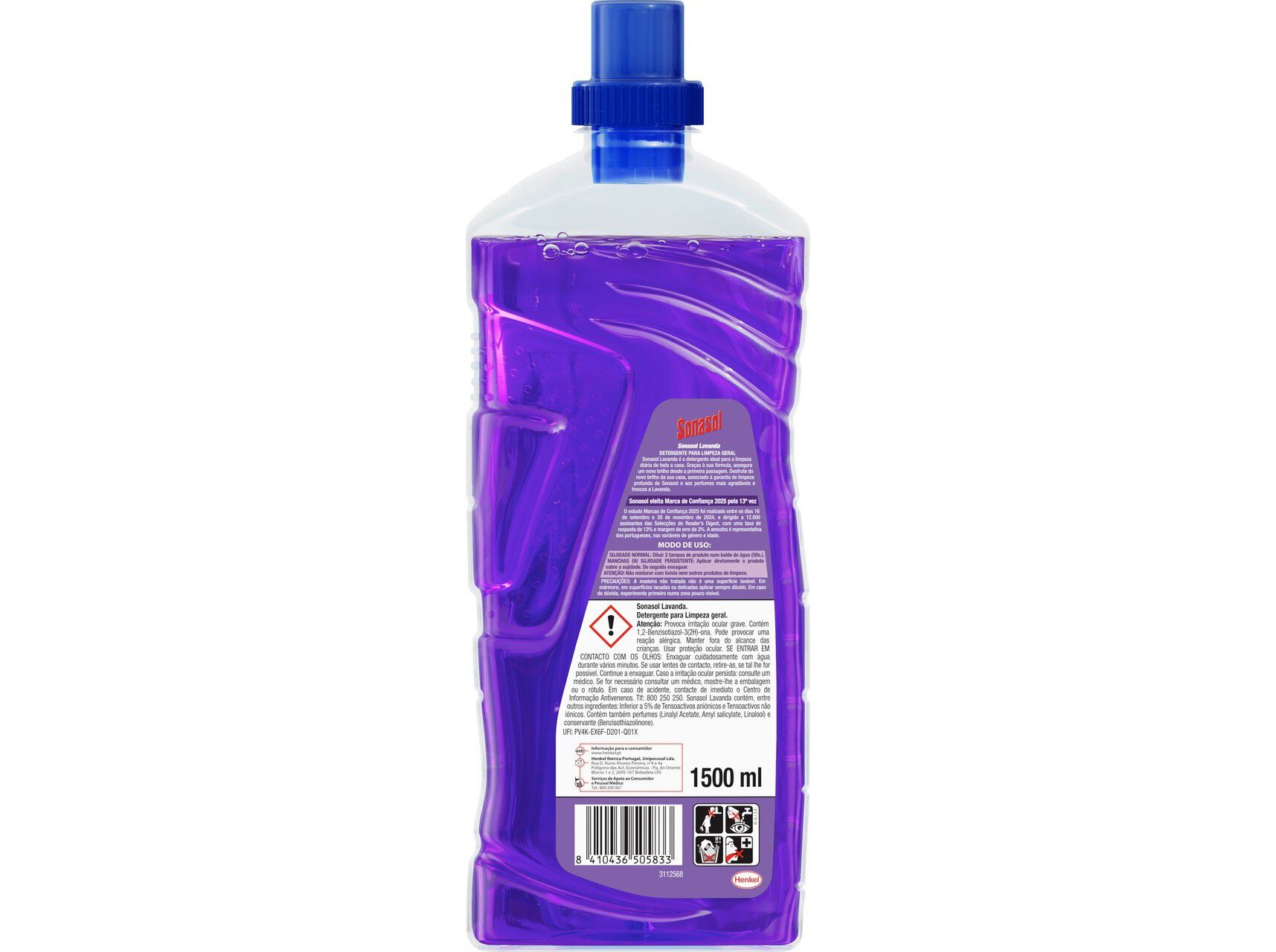LAVA TUDO SONASOL LAVANDA 1.5L image number 1