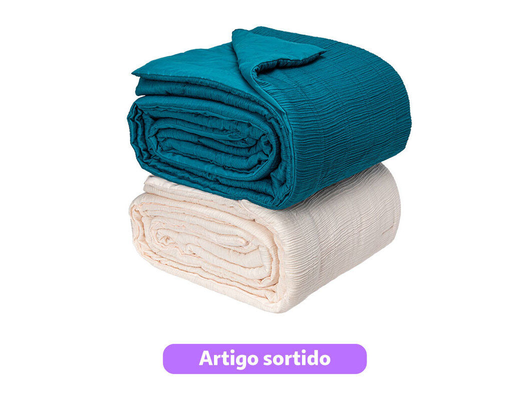COBERTURA DUPLA FACE ACTUEL 120GSM 180X220CM CORES SORTIDAS