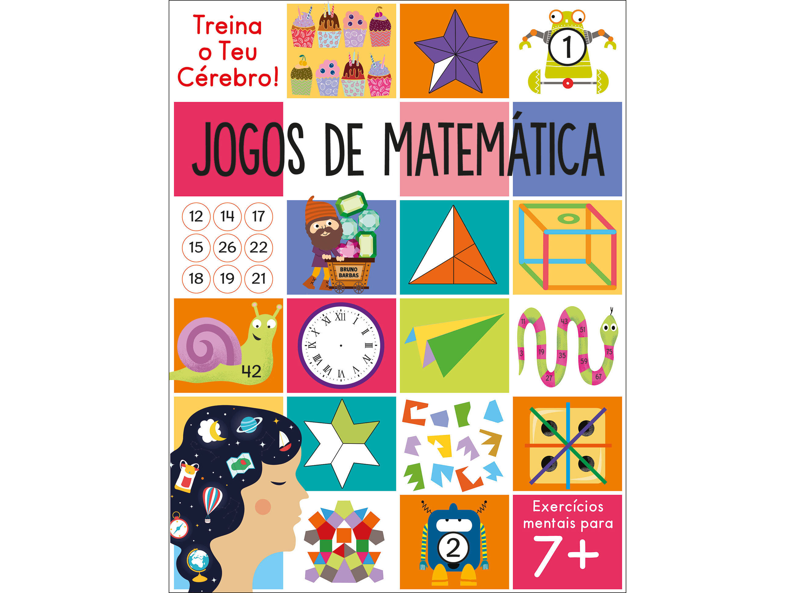 LIVRO TREINA O TEU C&Eacute;REBRO! JOGOS DE MATEM&Aacute;TICA image number 0