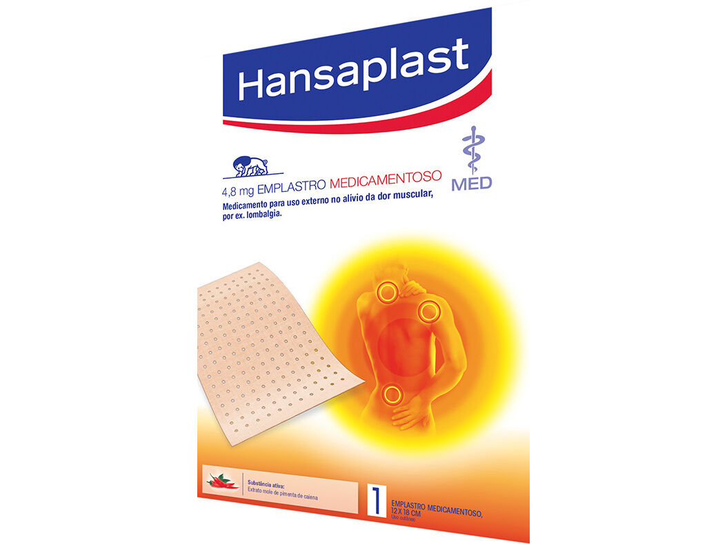 EMPLASTRO HANSAPLAST T&Eacute;RMICO 4.8MG 1UN