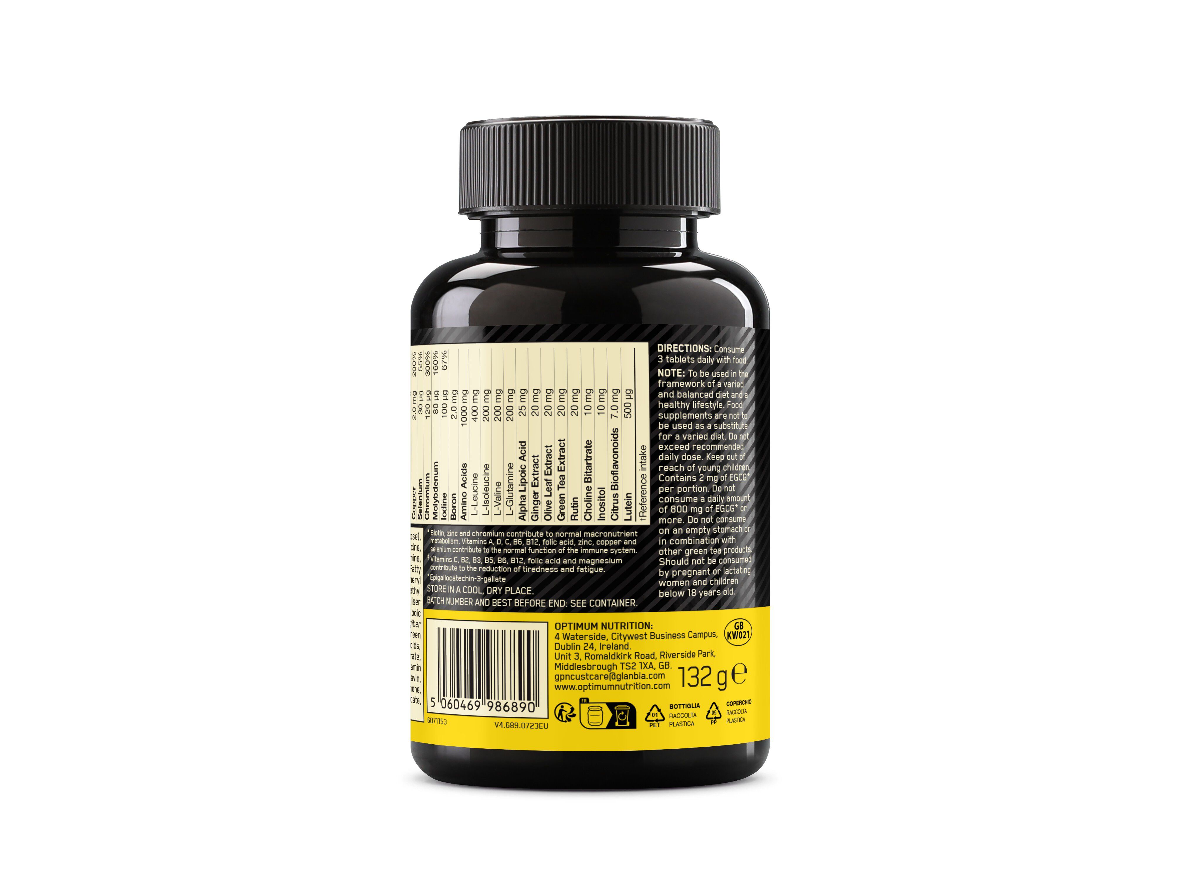 SUPLEMENTO OPTI-MEN OPTIM NUT MULTIVITAMINICO 90COMP image number 1