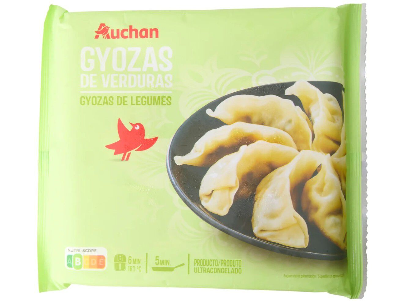 GYOZAS DE LEGUMES AUCHAN ULTRACONGELADAS 24UN 250G image number 0