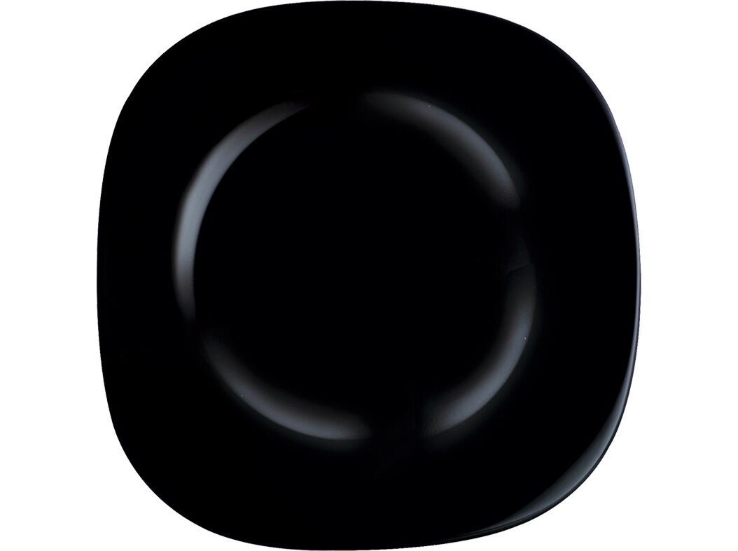 PRATO RASO CARINE LUMINARC PRETO VIDRO &Oslash;26CM