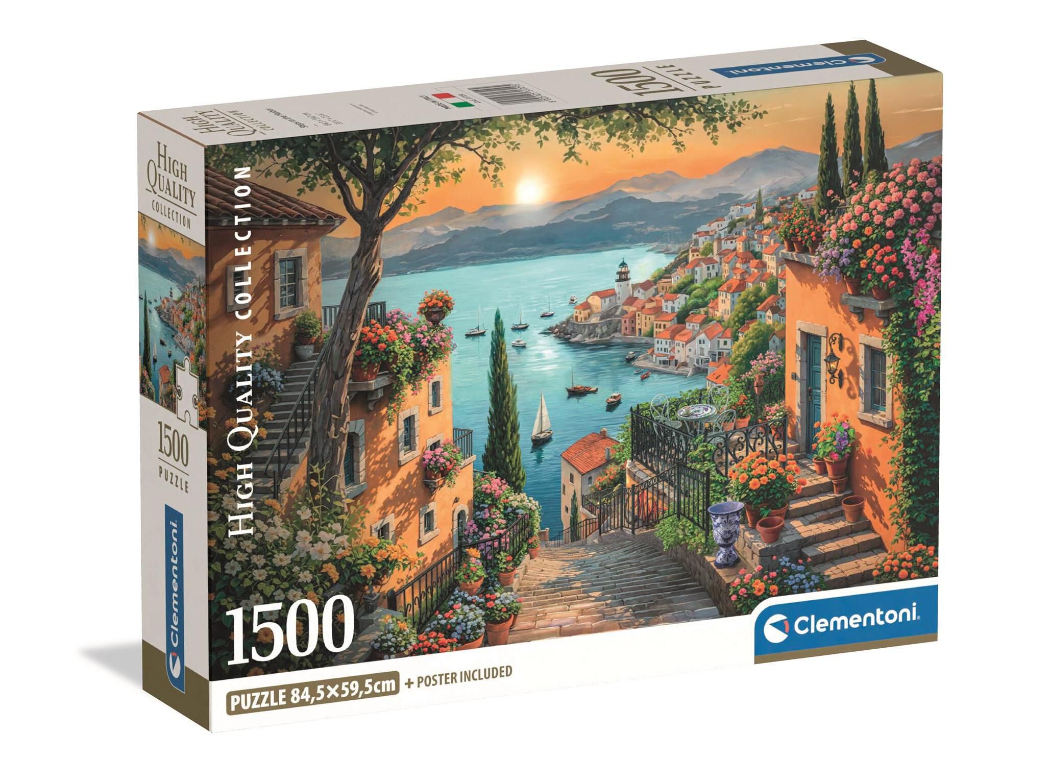 PUZZLE THE HARBOR CLEMENTONI 1000 PE&Ccedil;AS image number 0