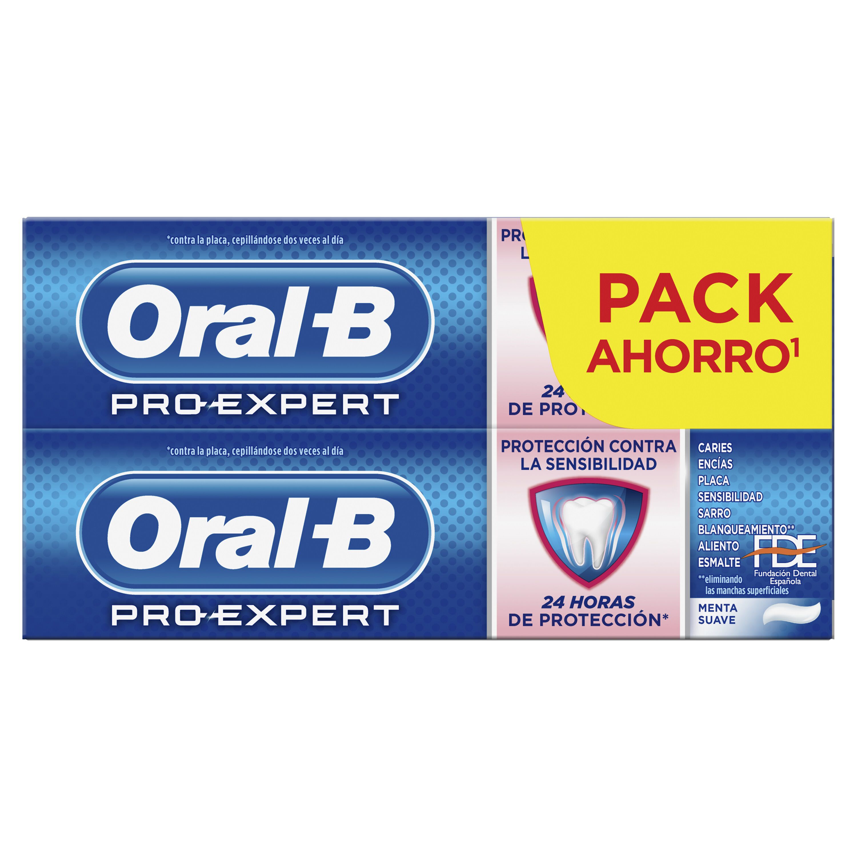 PASTA DENTIFRICA ORAL B PRO EXPERT SENSIBILIDADE E BRANQUEAMENTO 2X75ML image number 0