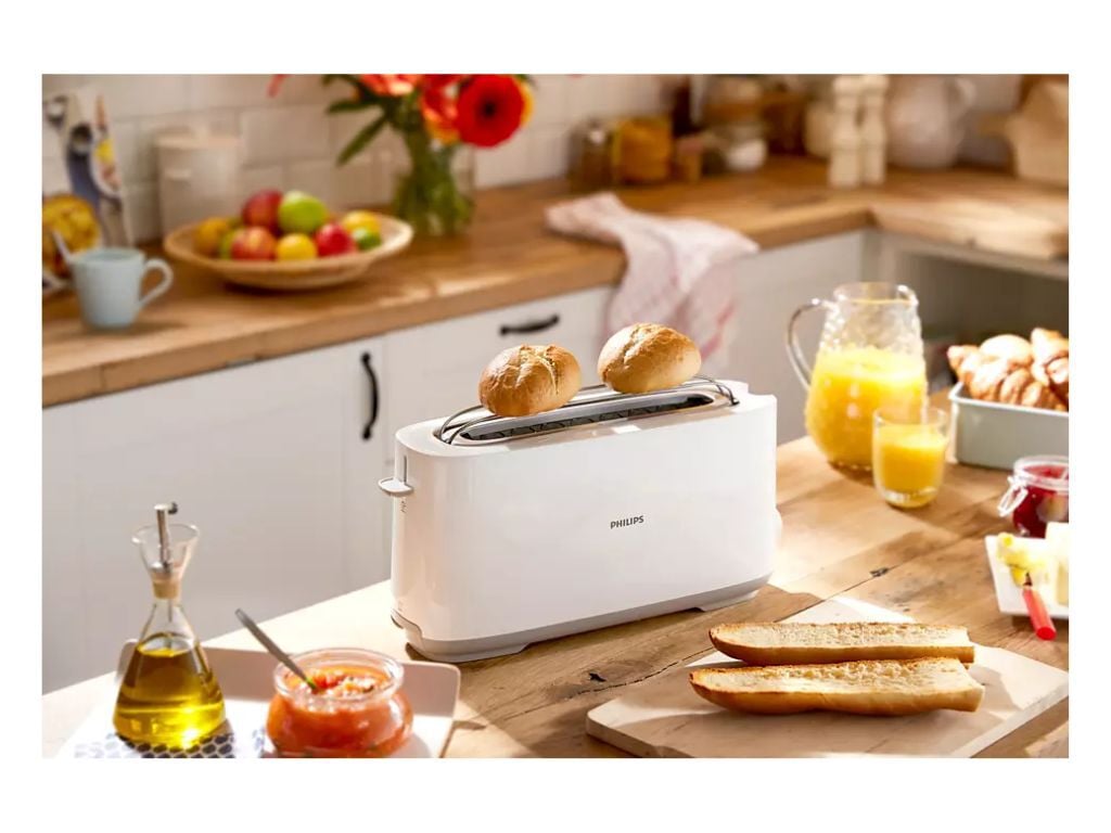 TORRADEIRA 1 FENDA PHILIPS HD2590/00 BRANCO 950W image number 4