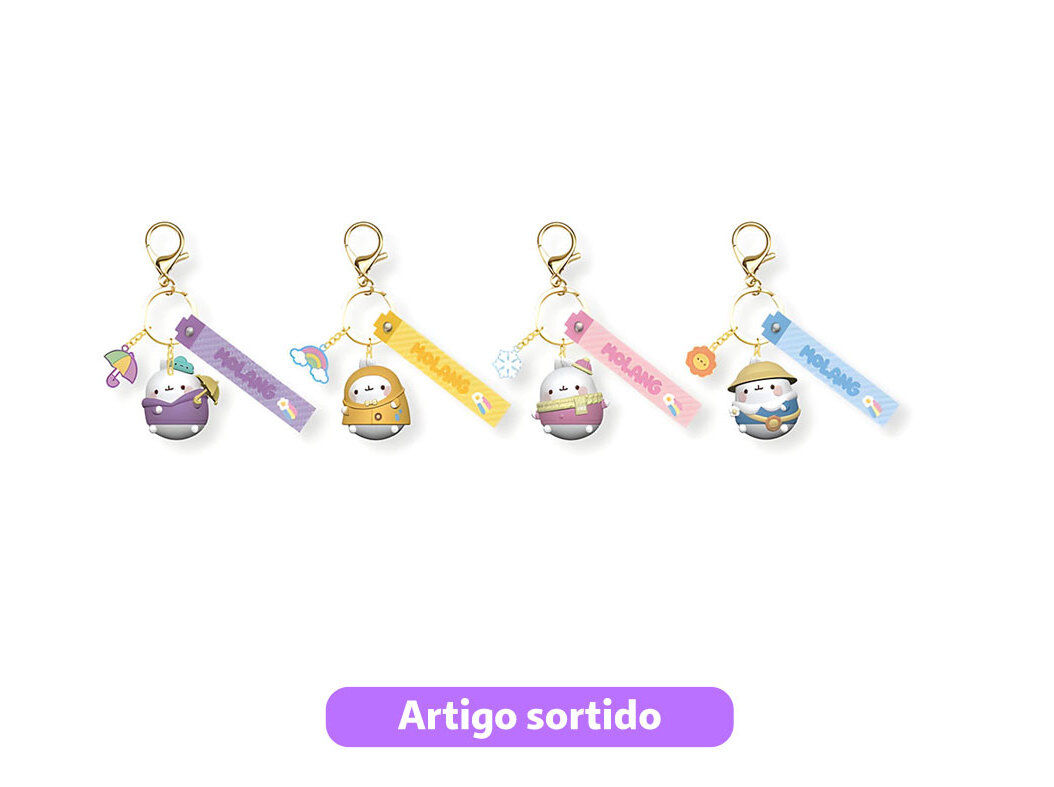 PORTA-CHAVES MOLANG ANIMAL COSTUME SERIES MODELOS SORTIDOS