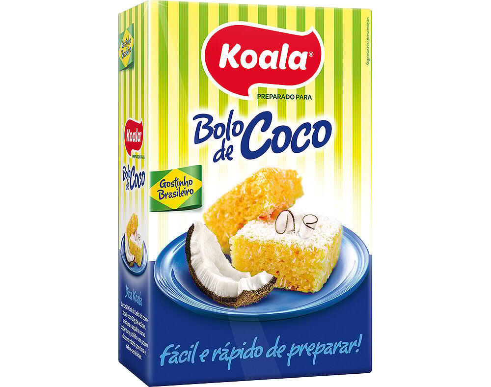 PREPARADO KOALA BOLO SABOR C&Ocirc;CO 435G