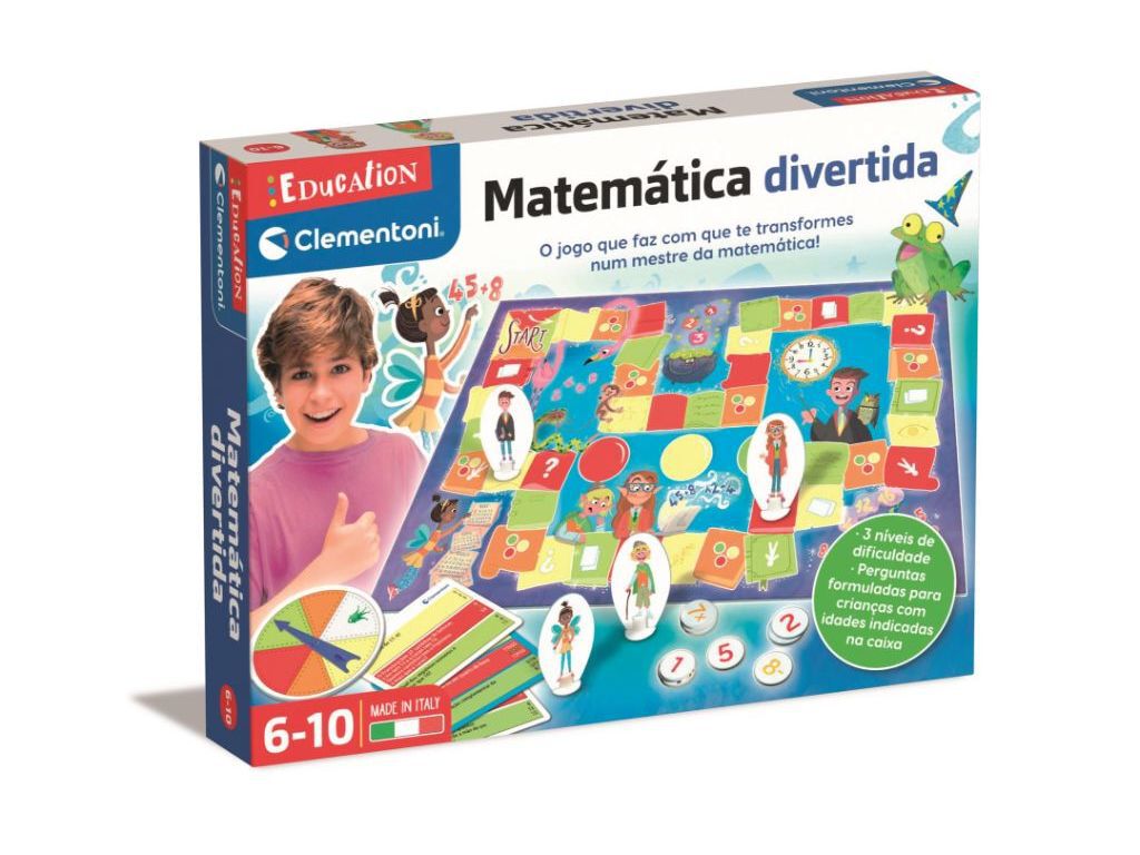 JOGO MATEM&Aacute;TICA DIVERTIDA CLEMENTONI