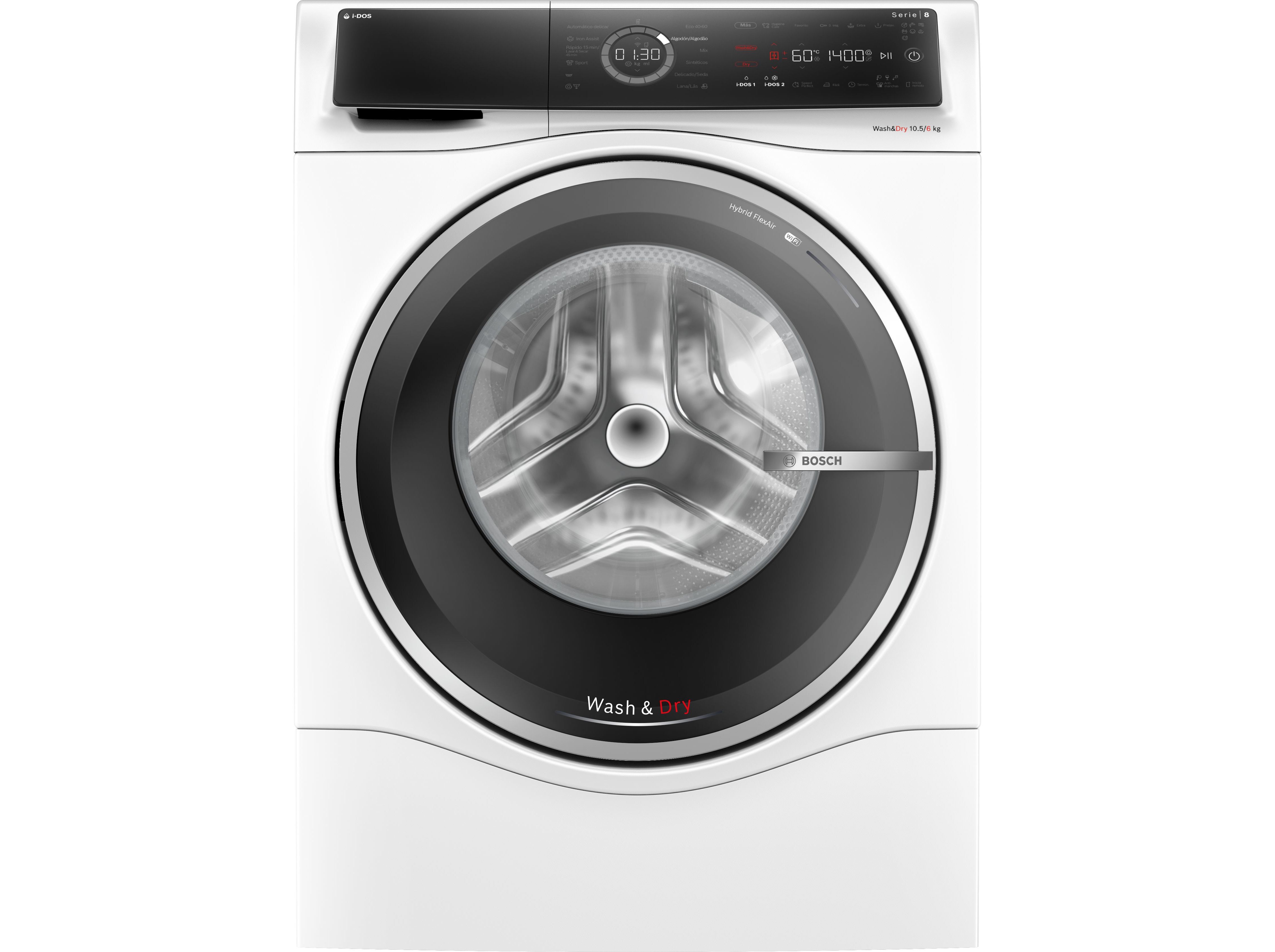 MAQ.LAVAR E SECAR ROUPA BOSCH WNC254A0ES BRANCO 10.5/6KG